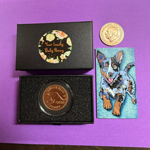 2025 Personalised Newborn Baby Keepsake Lucky Penny Coin. Presented in a stylish Gift Box.