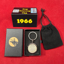 1966 Australian Round Fifty Cent Coin Keyring