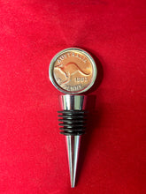 Australian Penny Wine Stopper. Perfect Birthday or Anniversary Gift. Presented in a stylish Gift Box. Many years available.