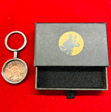 1945 - Australian Penny Keyring. 80th Birthday, Anniversary, Gift. Presented in Gift Box.