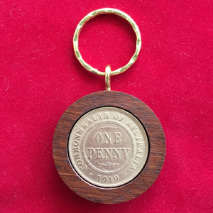 1929 Jarrah Penny Keyring