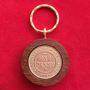 1989 Jarrah Penny Keyring