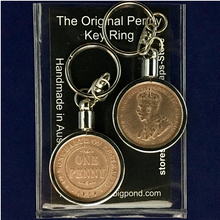 1929 Australian Penny Keyring