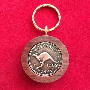 1919 Jarrah Penny Keyring