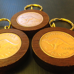 1929 Jarrah Penny Keyring